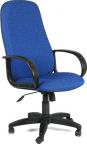 Кресло руководителя E 279 (Chairman CH 279) ткань, чёрно-голубой