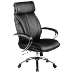 Кресло руководителя Метта LK-13CH-721, кожа, чёрный