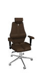Эргономичное кресло Kulik System NANO, ткань Азур, шоколад