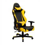Игровое кресло DXRACER OH/RE0/NY, жёлтый, экокожа