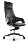 Кресло руководителя Aura FK005-A, кожа, чёрный
