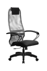 Верх кресла офисного SU BP-8, сетка, светло-серый/чёрный