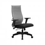 Кресло офисное Метта Комплект 19/2D, сетка, светло-серый/чёрный, НИЗ пластик
