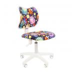 Кресло детское Chairman Kids 102, ткань НЛО, белый