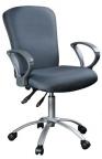Кресло офисное Chairman 9801 ткань, серый JP 15-1